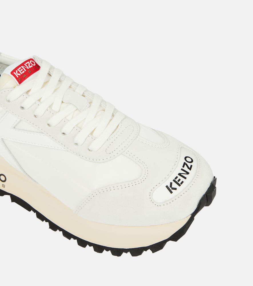 Kenzo Kenzosmile Run suede sneakers