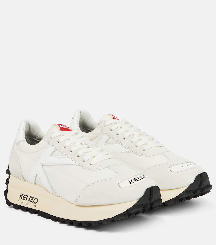 Kenzo Kenzosmile Run suede sneakers