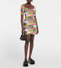 Kenzo Logo printed jersey minidress