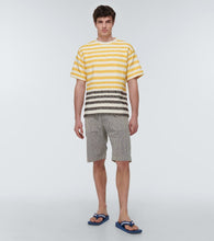 Kenzo Logo striped thong sandals