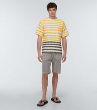 Kenzo Logo striped thong sandals