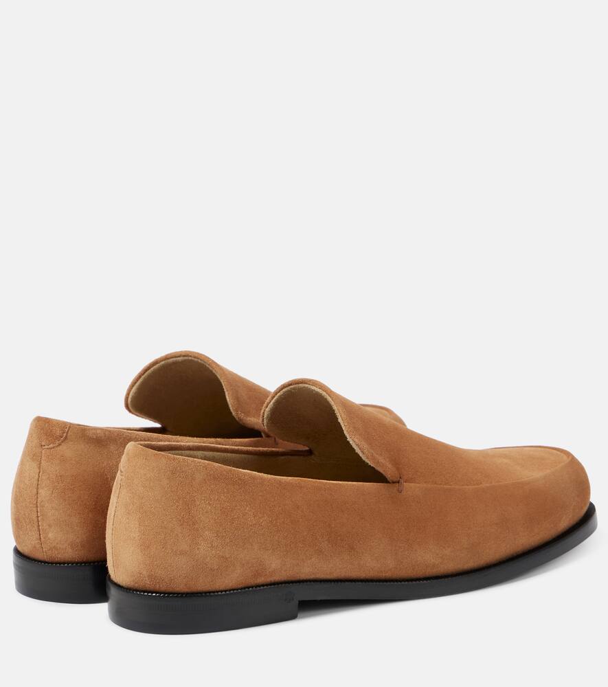 Khaite Alessio suede loafers