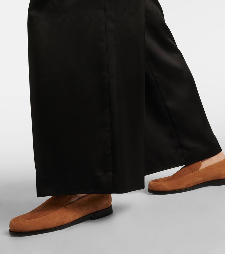 Khaite Alessio suede loafers