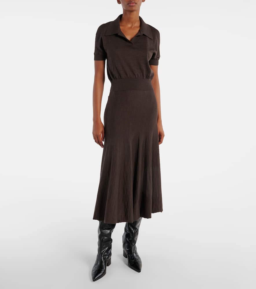 Khaite Andee leather over-the-knee boots