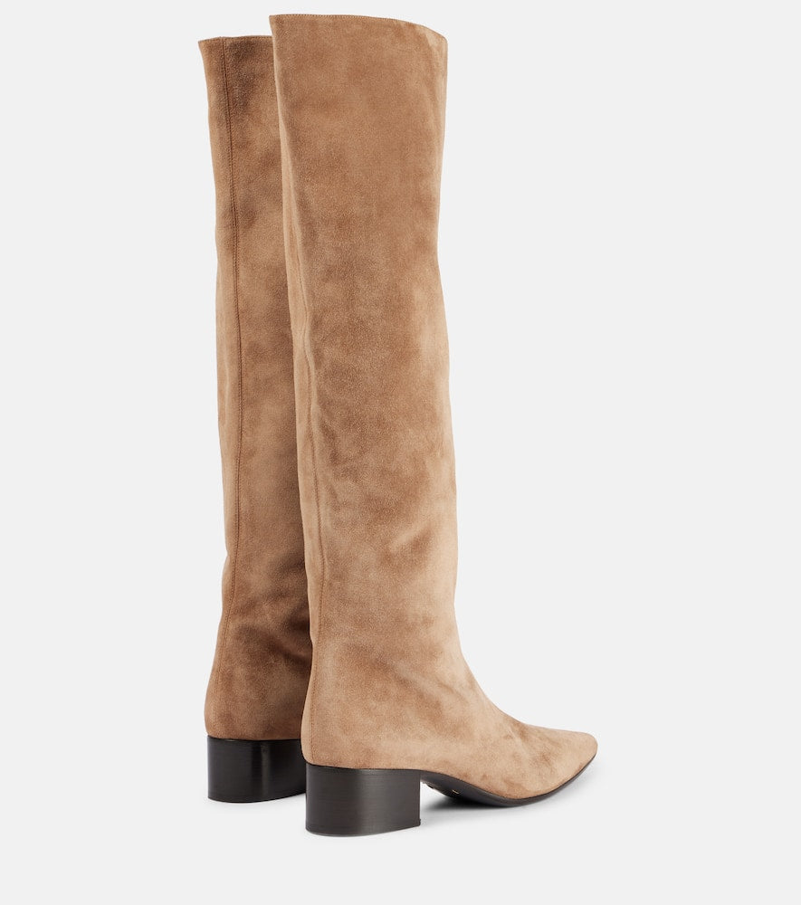 Khaite Andee suede knee-high boots
