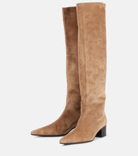 Khaite Andee suede knee-high boots