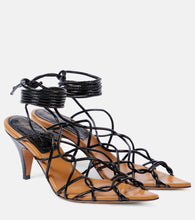 Khaite Arden 75 leather sandals - Khaite Arden 75 皮革凉鞋