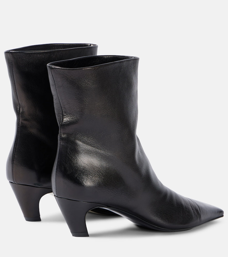 Khaite Arizona leather ankle boots