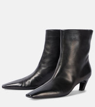 Khaite Arizona leather ankle boots