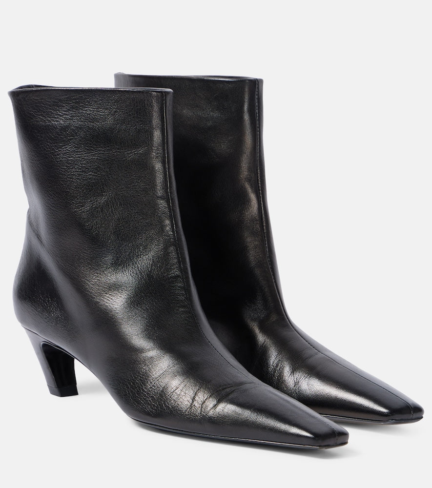 Khaite Arizona leather ankle boots - Khaite Arizona 皮革踝靴