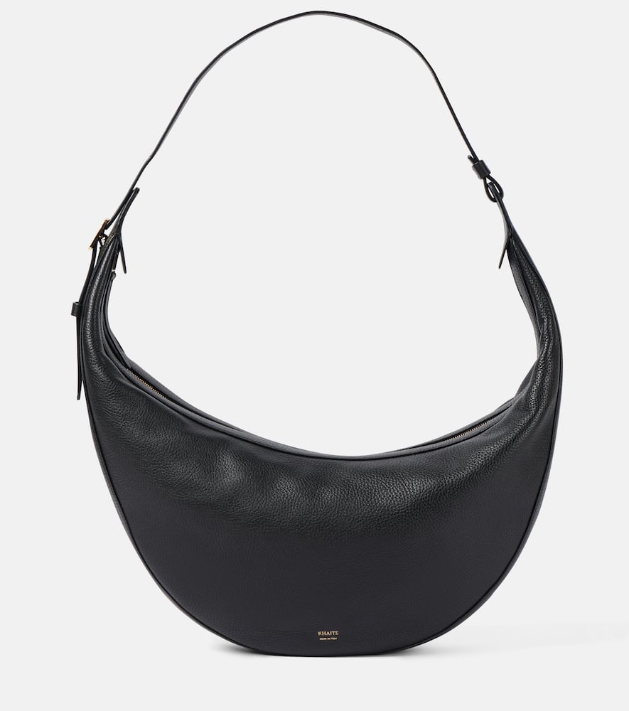 Khaite Augustina leather shoulder bag. Shop Khaite Shoulder Bags for women now.