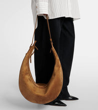 Khaite Augustina suede shoulder bag