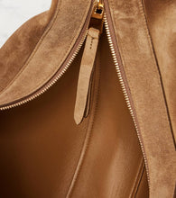 Khaite Augustina suede shoulder bag