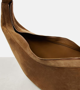 Khaite Augustina suede shoulder bag