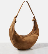 Khaite Augustina suede shoulder bag