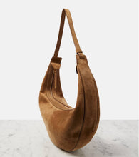 Khaite Augustina suede shoulder bag