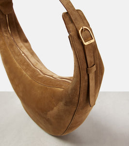 Khaite Augustina suede shoulder bag