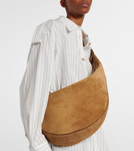 Khaite Augustina suede shoulder bag