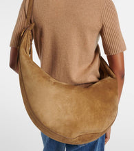 Khaite Augustina suede shoulder bag