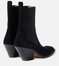 Khaite Austin 60 suede ankle boots