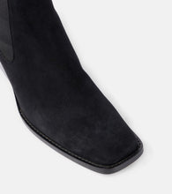 Khaite Austin 60 suede ankle boots