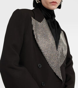 Khaite Balton crystal-embellished blazer