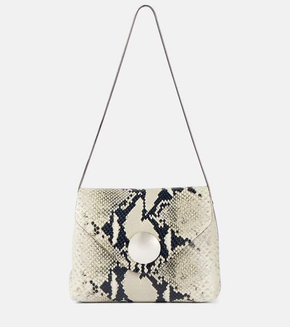 Khaite Bobbi snake-effect leather shoulder bag. Shop Khaite Shoulder Bags for women now.