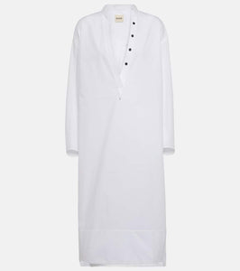 Khaite Brom cotton midi dress