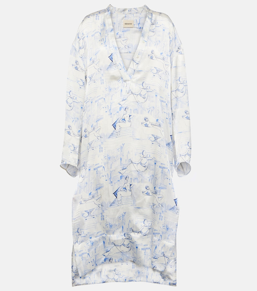 Khaite Brom printed midi dress. Khaite Brom 印花中长连衣裙