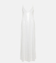 Khaite Carina sequined slip dress