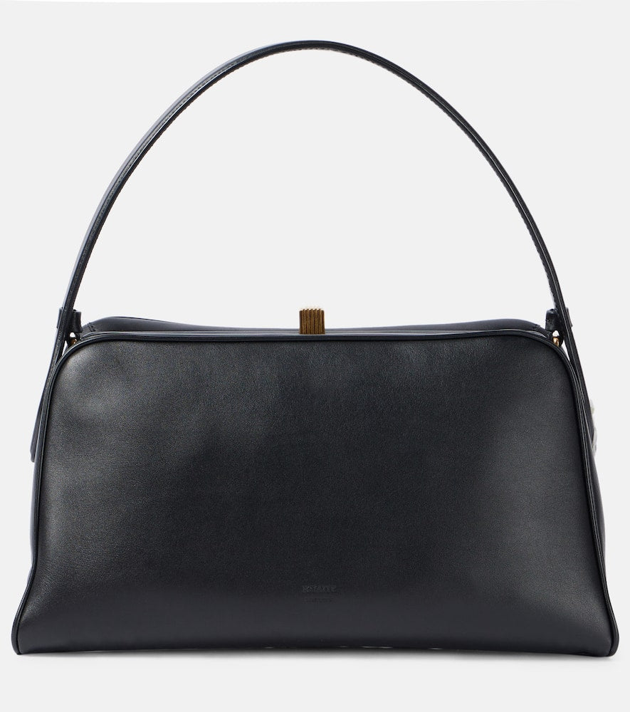 Khaite Cate leather shoulder bag. Shop Khaite Top-Handle Bags for women now.