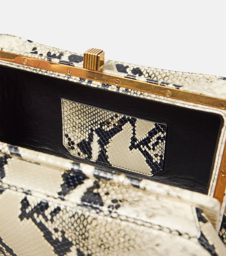 Khaite Cate snake-effect leather shoulder bag