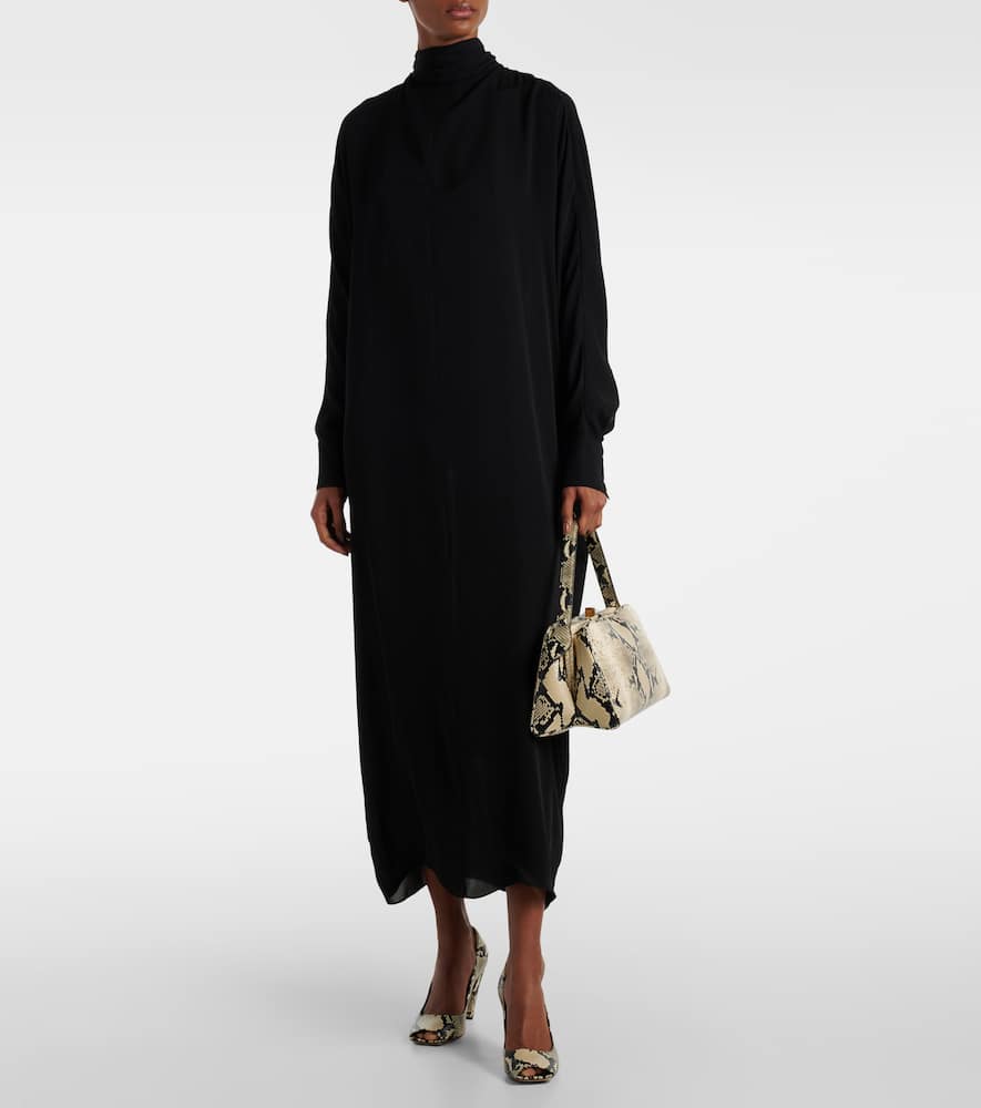 Khaite Cate snake-effect leather shoulder bag
