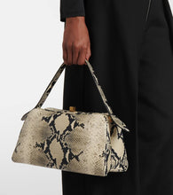 Khaite Cate snake-effect leather shoulder bag