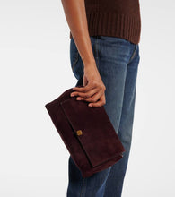 Khaite Cate suede shoulder bag