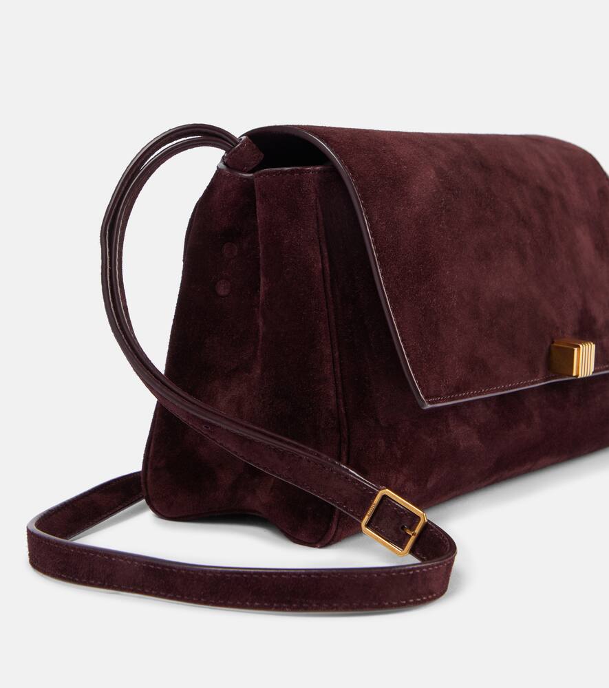 Khaite Cate suede shoulder bag