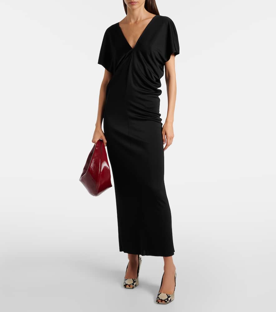 Khaite Cedar snake-effect leather pumps