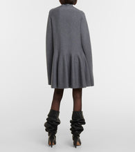 Khaite Clarice turtleneck wool-blend minidress