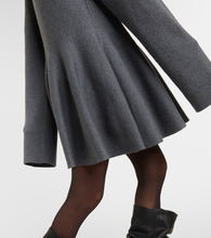 Khaite Clarice turtleneck wool-blend minidress