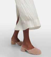 Khaite Clio shearling mules