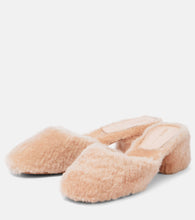 Khaite Clio shearling mules