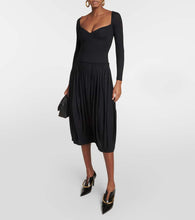 Khaite Cotton jersey midi dress