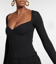 Khaite Cotton jersey midi dress