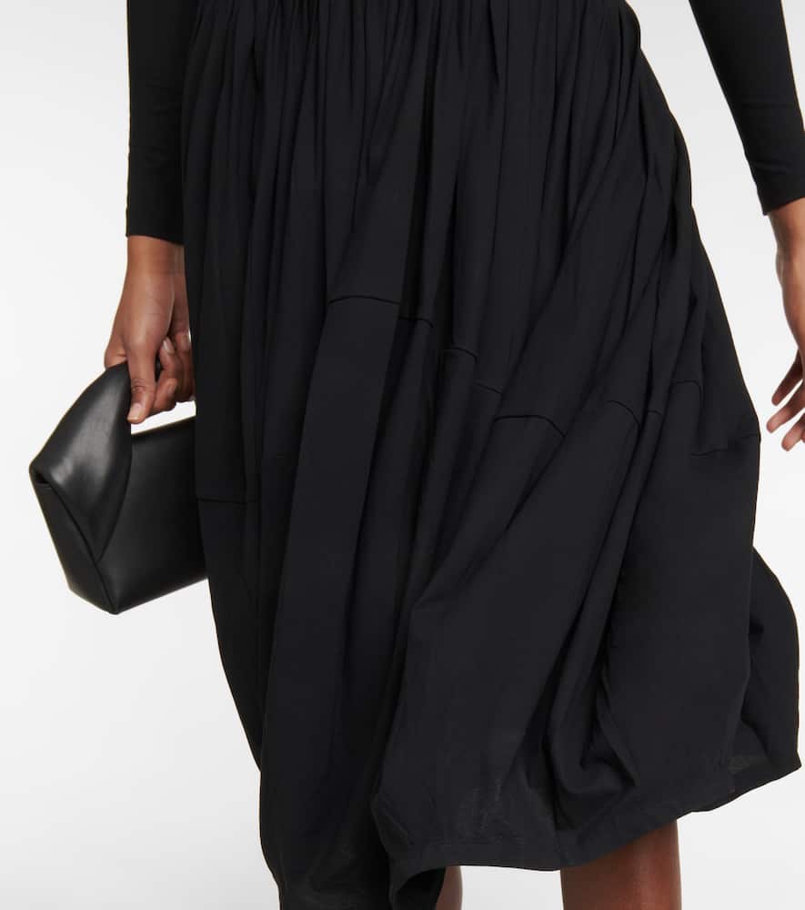 Khaite Cotton jersey midi dress