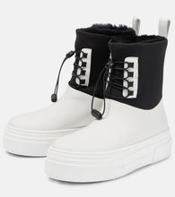 Khaite Culver leather snow boots