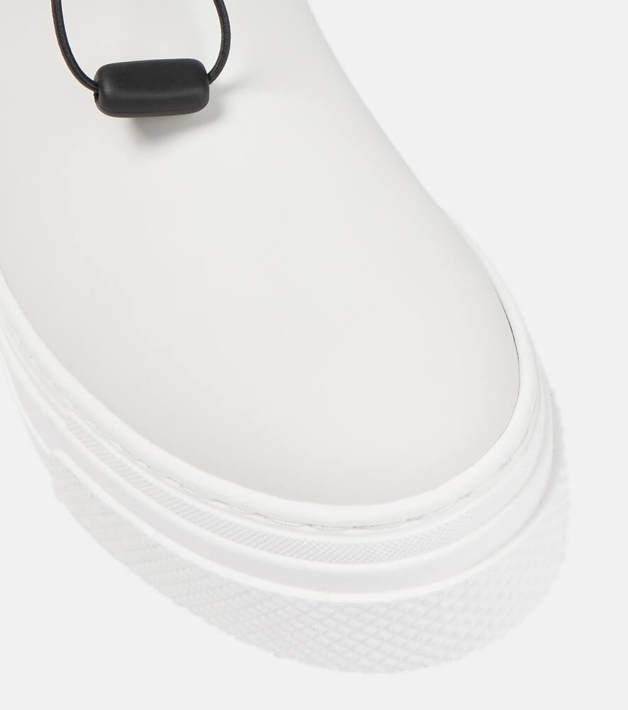 Khaite Culver leather snow boots