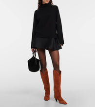 Khaite Dallas suede Western boots