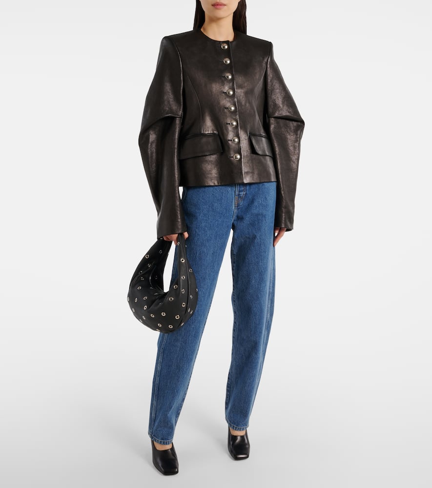 Khaite Darlman leather jacket