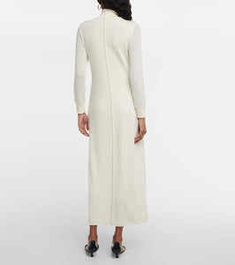 Khaite Devon crêpe jersey midi dress