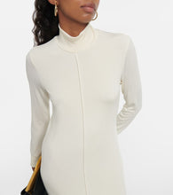 Khaite Devon crêpe jersey midi dress